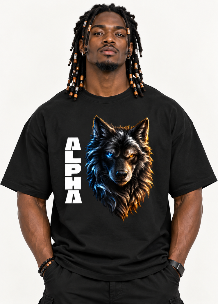 Alpha Unisex Terry Oversized T-Shirt